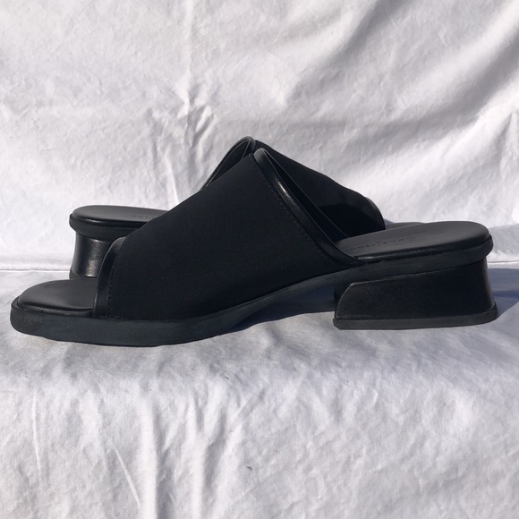 Cole Haan Black Micro Fiber Slide/Mule w/1.5” Heel, “Traci” - Picture 7 of 13